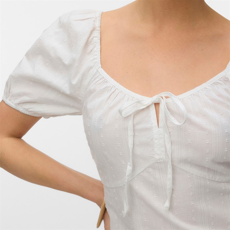 Vero Moda Womens Jutty Dress Snow White - Image 3