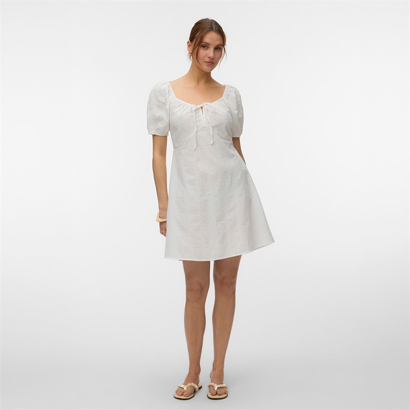 Vero Moda Womens Jutty Dress Snow White - Image 4