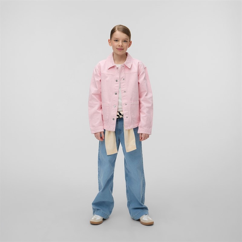 Vero Moda Girls Jamie Shacket Parfait Pink - Image 3