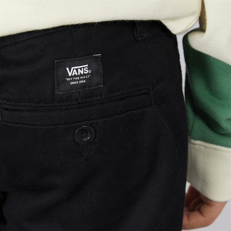 Vans Junior Boys Authentic Chino Pants Black - Image 3