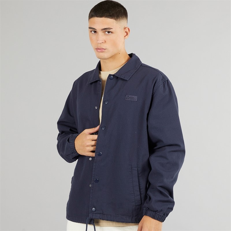 Vans Mens Torrey Canvas Coaches Jacket Parisian Night - Image 1