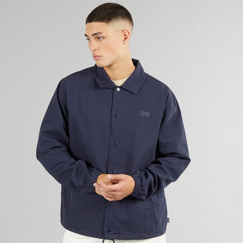 Vans Mens Torrey Canvas Coaches Jacket Parisian Night - Image 3