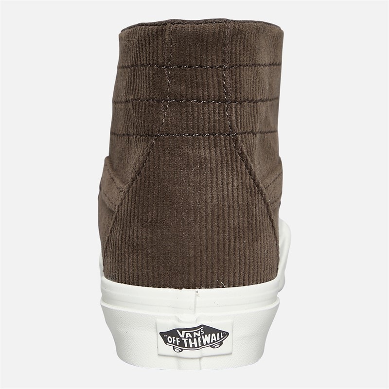 Vans Womens Sk8-Hi Tapered Corduroy Trainers Turkish Coffee - Image 3