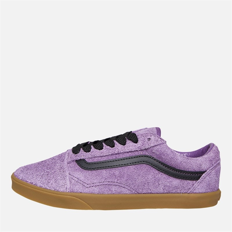 Vans Womens Old Skool Lowpro Suede Trainers Grape Jam - Image 1