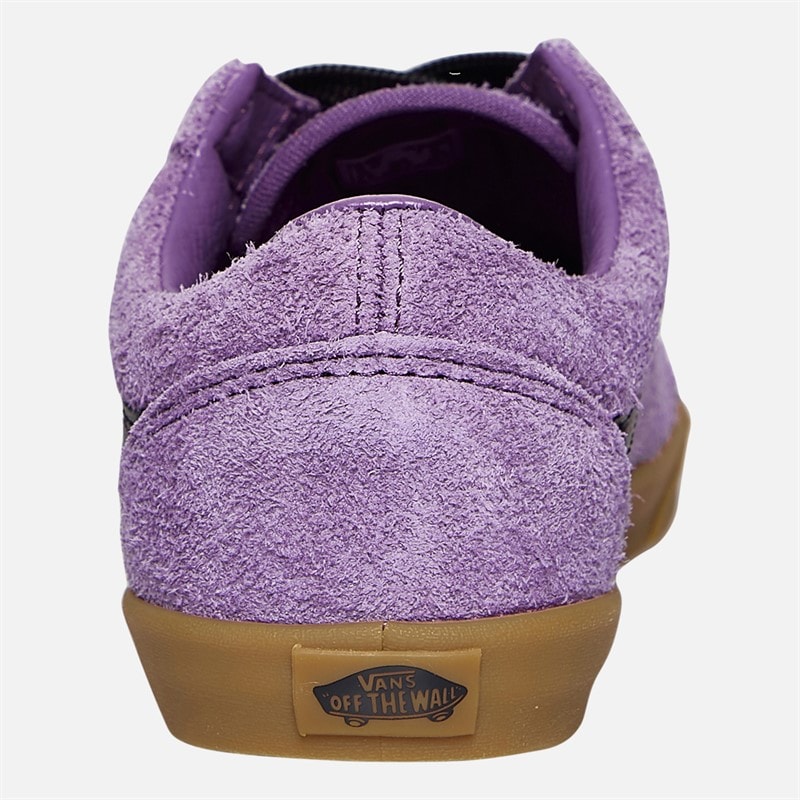 Vans Womens Old Skool Lowpro Suede Trainers Grape Jam - Image 3