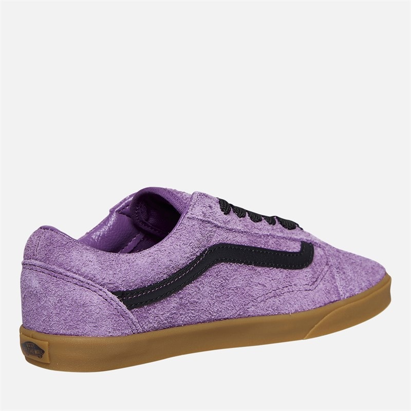 Vans Womens Old Skool Lowpro Suede Trainers Grape Jam - Image 5