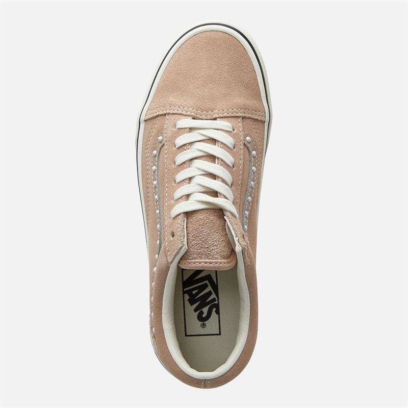 Vans Womens Old Skool Trainers Warm Taupe - Image 4