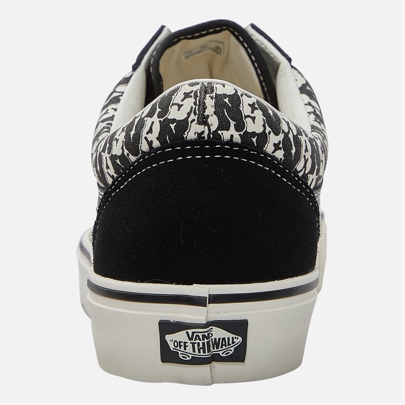 Vans Old Skool Trainers Black/Marshmallow - Image 3