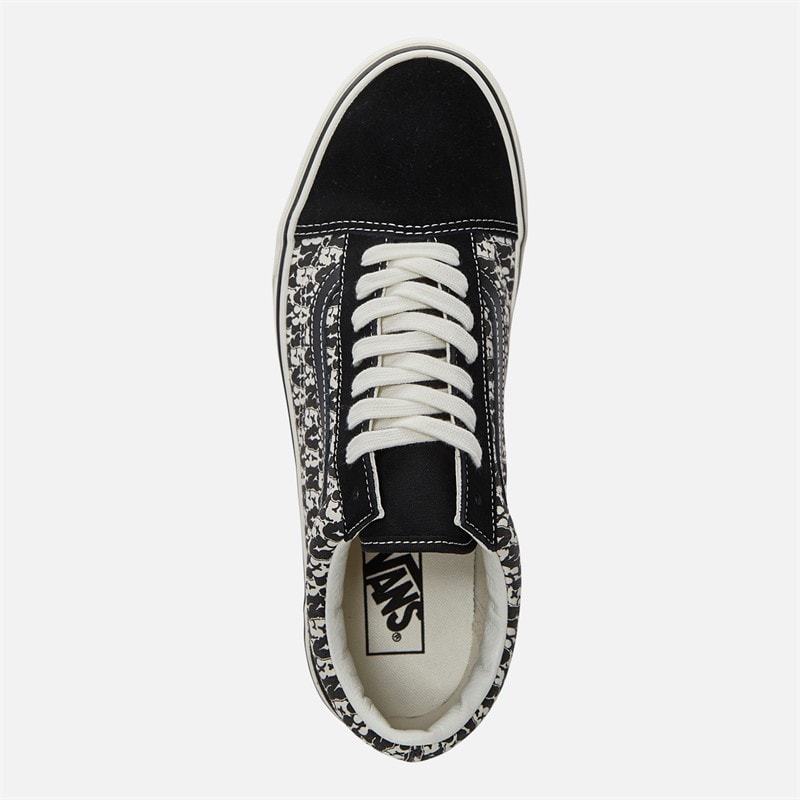 Vans Old Skool Trainers Black/Marshmallow - Image 4