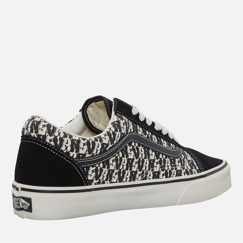 Vans Old Skool Trainers Black/Marshmallow - Image 5