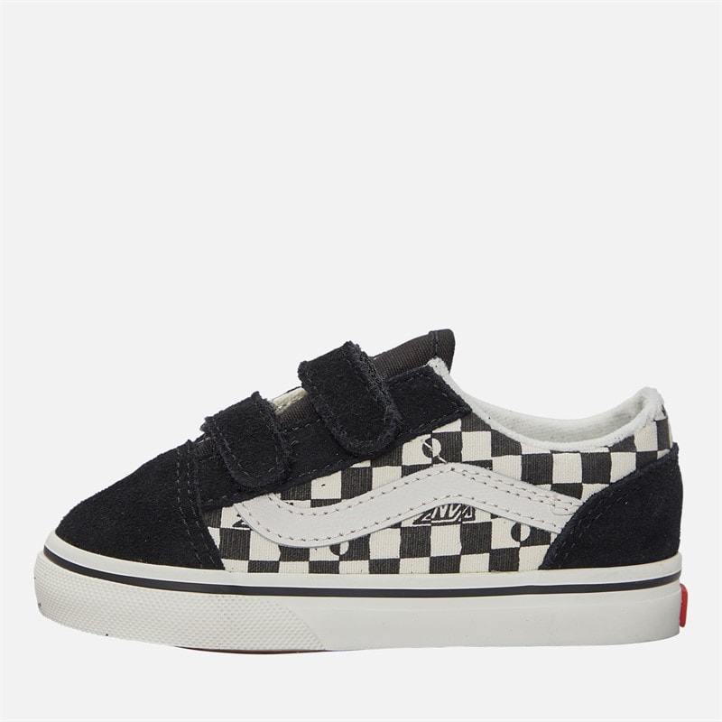 Vans Infant Old Skool Velcro Trainers Black
