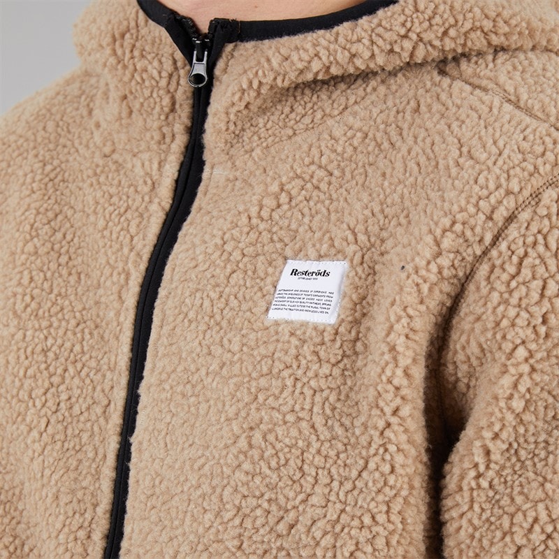 Resteröds Resterröds Mens Fleece Hoodie Jacket Phantom - Image 3