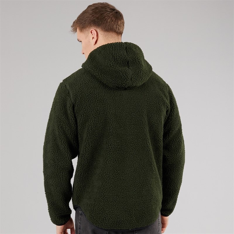 Resteröds Resterröds Mens Fleece Hoodie Jacket Green - Image 2