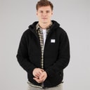 Resteröds Mens Fleece Hoodie Jacket Black
