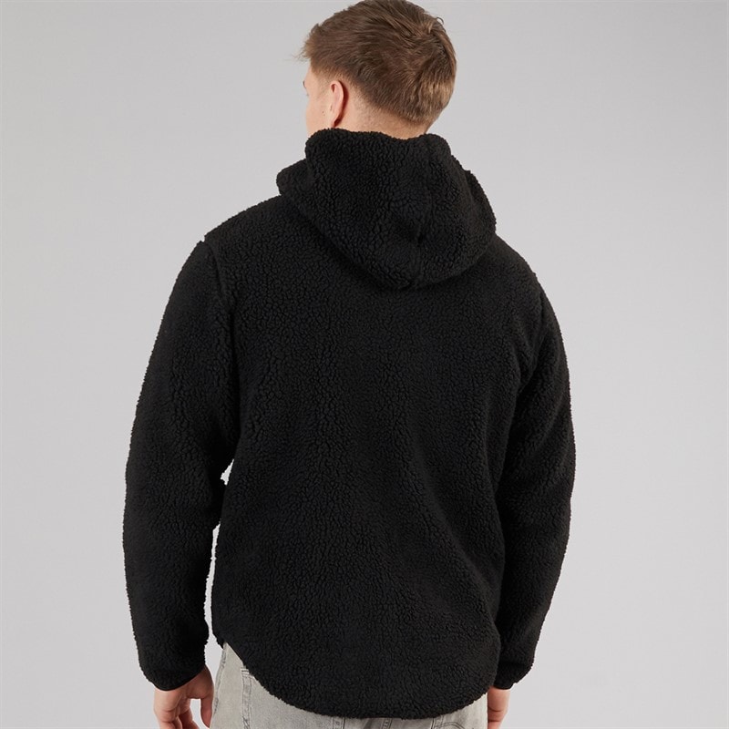 Resteröds Mens Fleece Hoodie Jacket Black - Image 2
