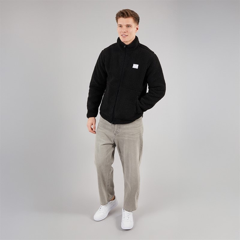 Resteröds Mens Fleece Jacket Black - Image 4