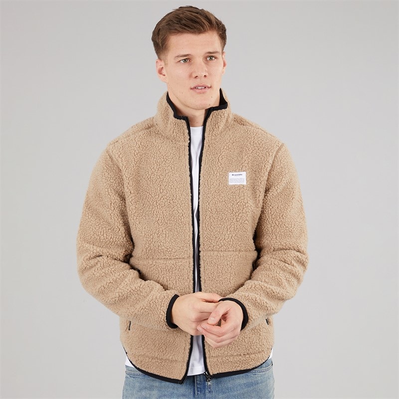 Resteröds Mens Fleece Jacket Sand - Image 1