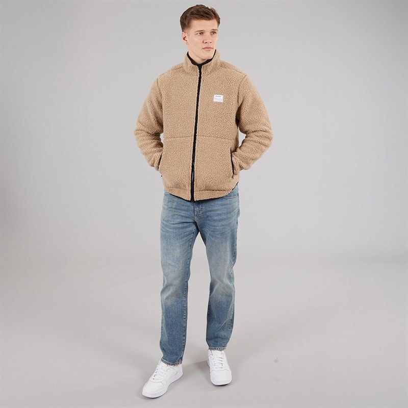 Resteröds Mens Fleece Jacket Sand - Image 4