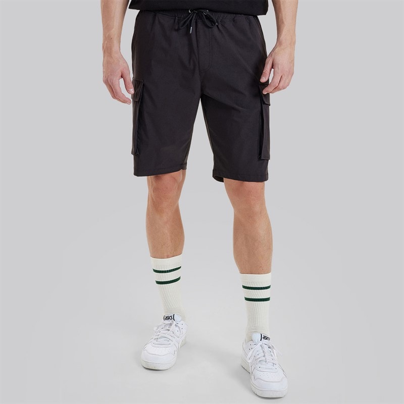 Resteröds Mens Cargo Shorts Black - Image 1