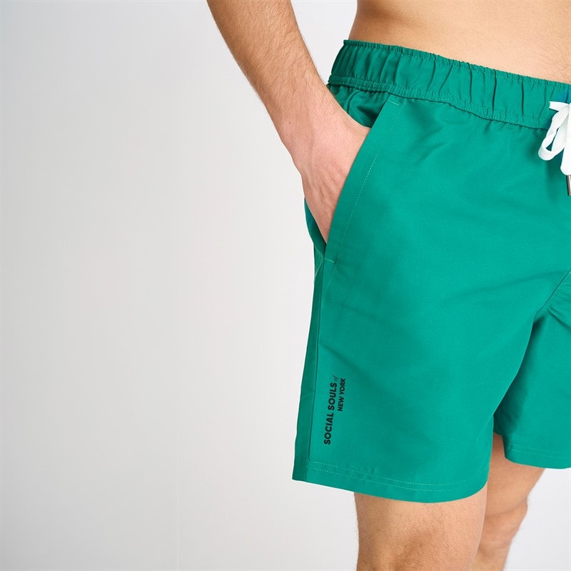 Resteröds Mens Will Swim Shorts Green - Image 3