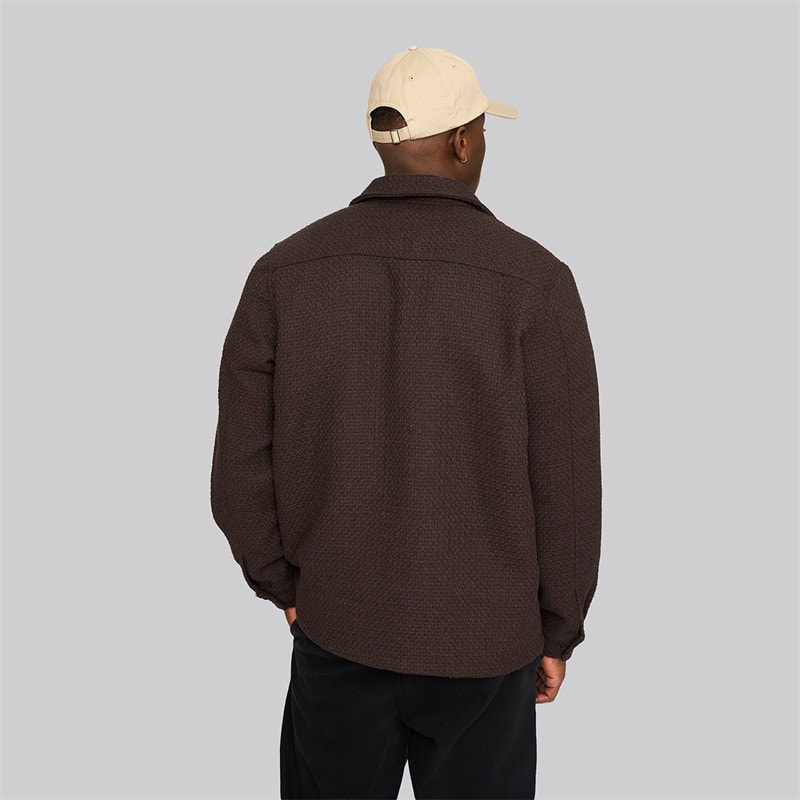 Resteröds Mens Leo Overshirt Brown - Image 2