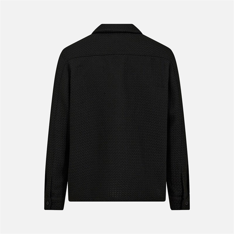 Resteröds Mens Leo Overshirt Black - Image 3
