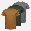 Resteröds Mens Three Pack T-Shirts Multicolour