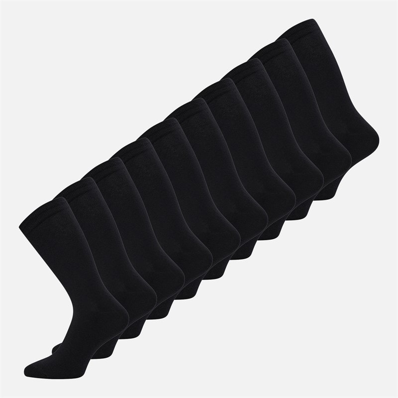 Resteröds Mens Ten Pack Socks Black - Image 1
