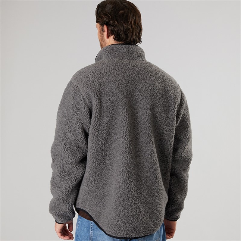 Resteröds Mens Fleece Jacket Grey - Image 2