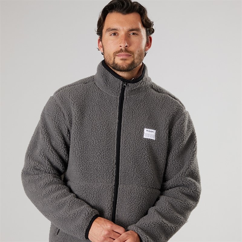 Resteröds Mens Fleece Jacket Grey - Image 3