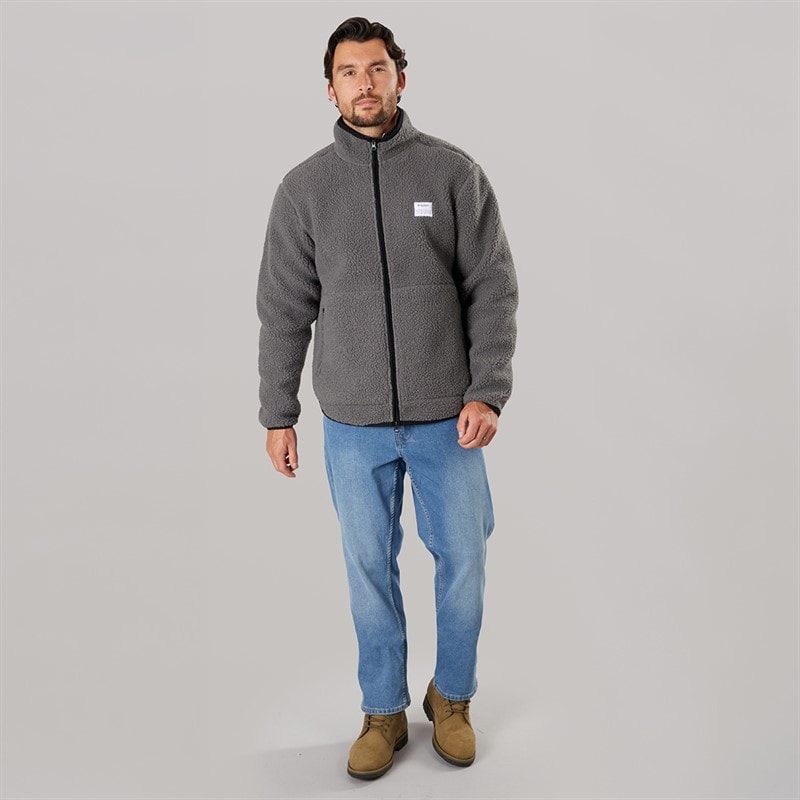 Resteröds Mens Fleece Jacket Grey - Image 4