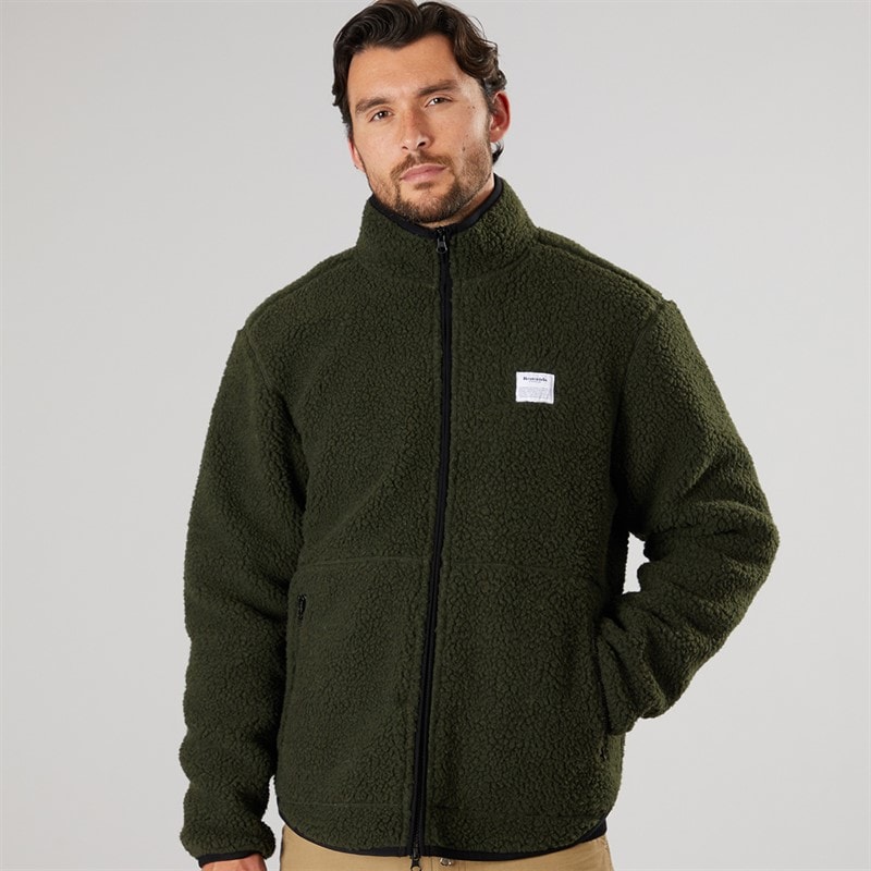 Resteröds Mens Fleece Jacket Green - Image 3