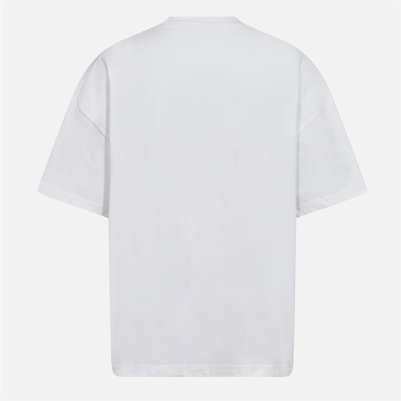 Resteröds Mens Tas Chest Print T-Shirt White - Image 2