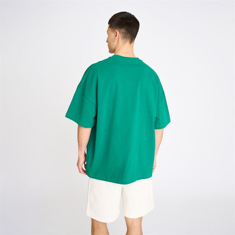 Resteröds Mens Tas Chest Print T-Shirt Green - Image 2