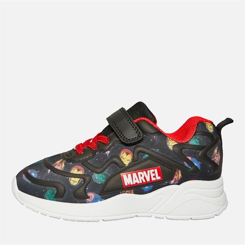 Marvel Boys Assane Emboss Trainers Multi - Image 1