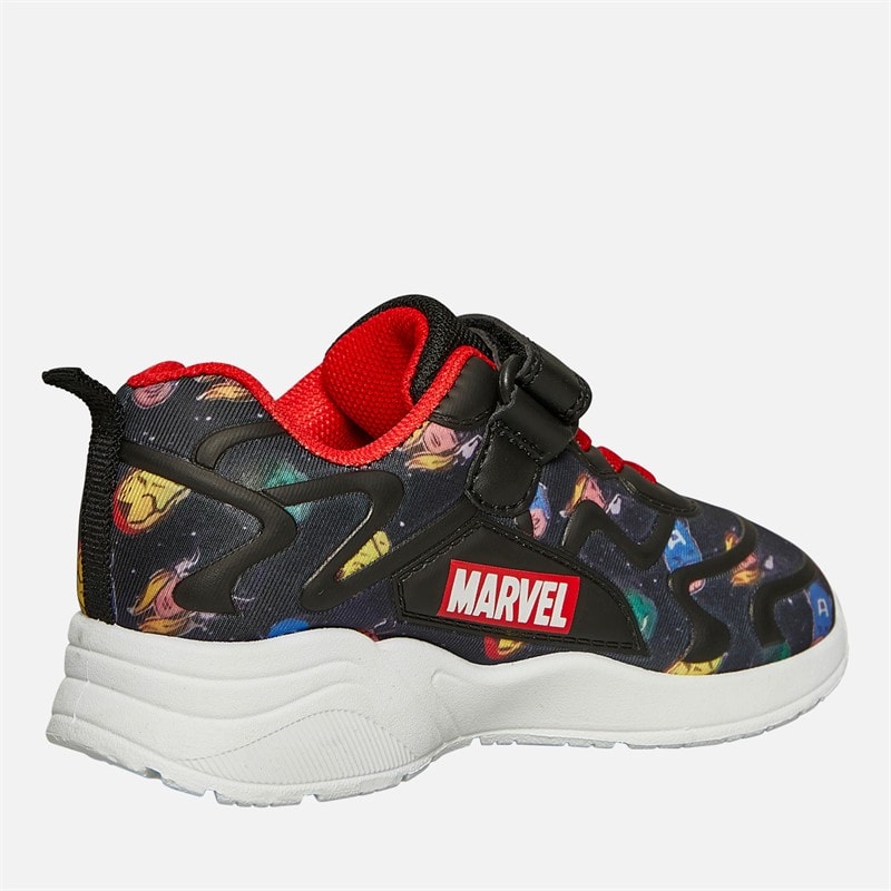 Marvel Boys Assane Emboss Trainers Multi - Image 5