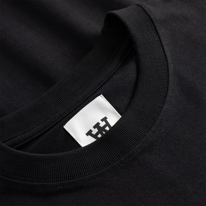Wood Wood Mens Liam T-Shirt Black - Image 5