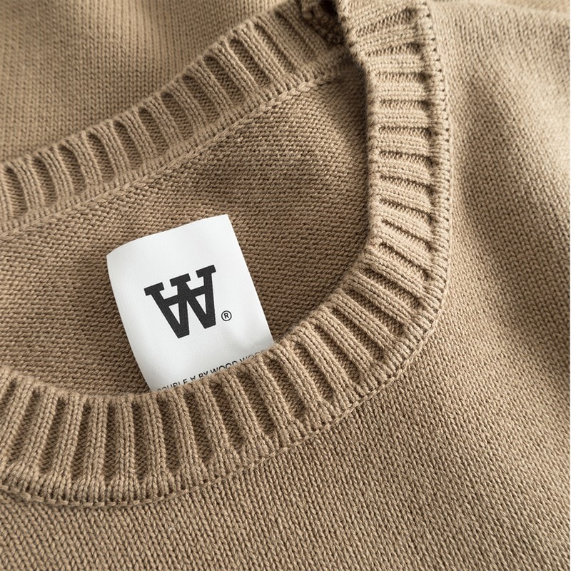 Wood Wood Mens Tay Knitted Jumper Ermine - Image 5