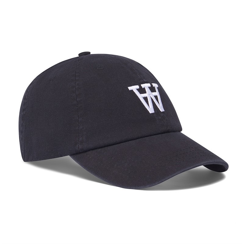 Wood Wood Mens Eli Embroidered Cap Black