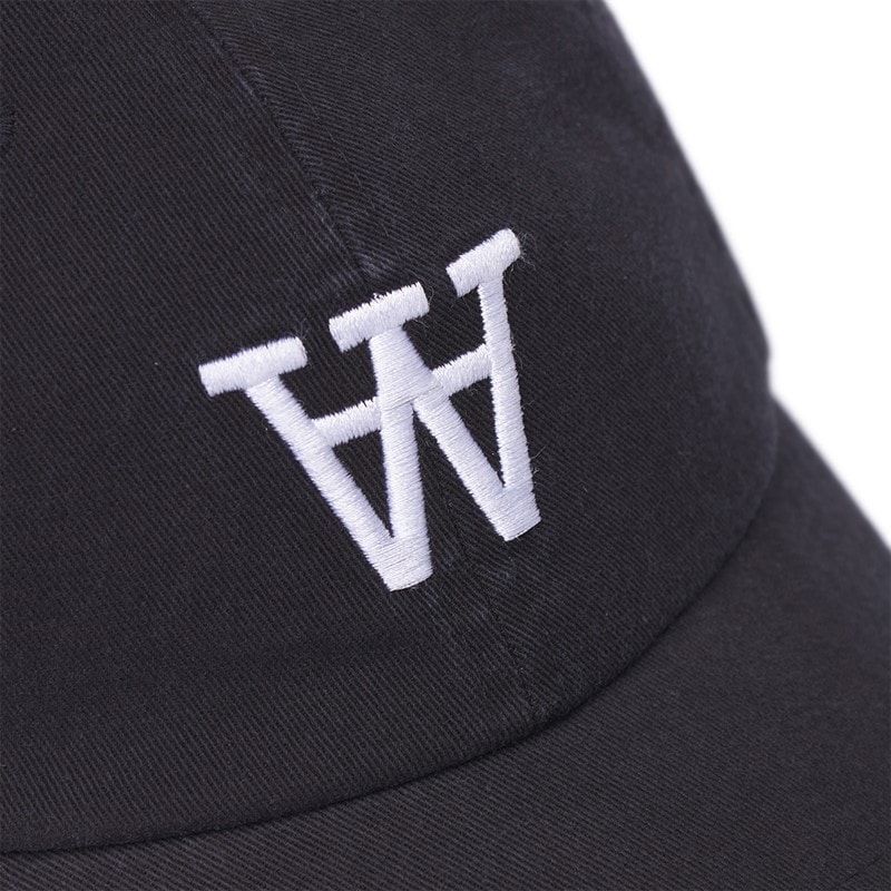 Wood Wood Mens Eli Embroidered Cap Black - Image 2