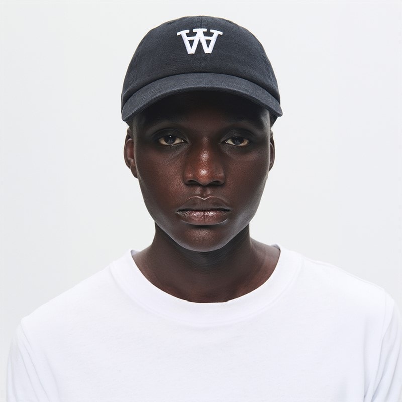 Wood Wood Mens Eli Embroidered Cap Black - Image 3