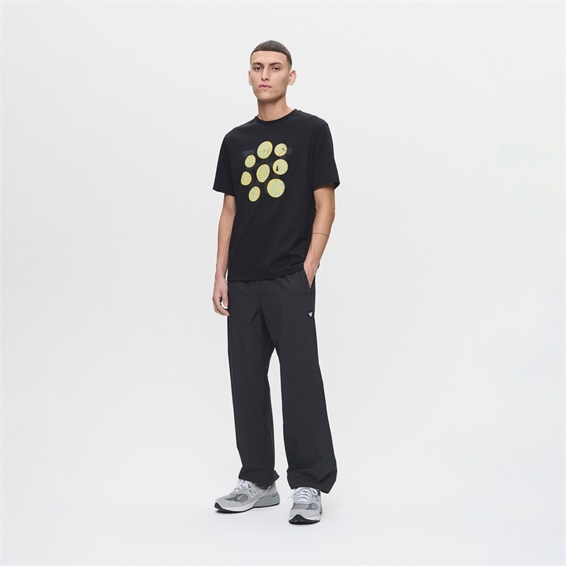 Wood Wood Mens Ace Eyes T-Shirt Black - Image 2