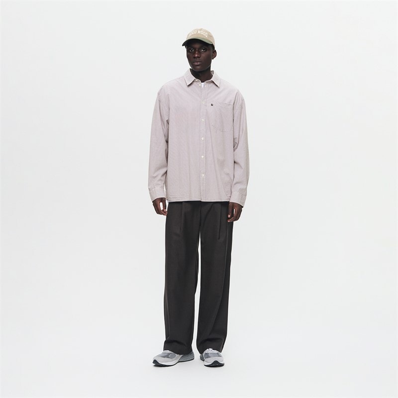 Wood Wood Mens Day Gingham Shirt Ephemera - Image 2