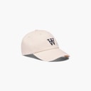 Wood Wood Mens Eli Embroidered Cap Off White Off-White