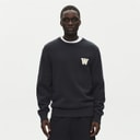 Wood Wood Mens Tay Knitted Jumper Pirate Black