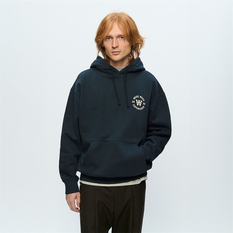 Wood Wood Mens Cass Hoodie Outer Space