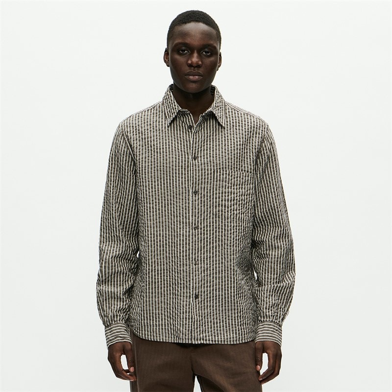 Wood Wood Mens Adrian Shirt Delicioso Stripe