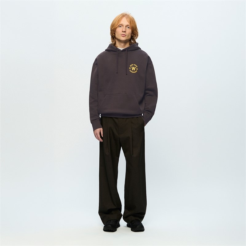 Wood Wood Mens Cass Hoodie Licorice - Image 4