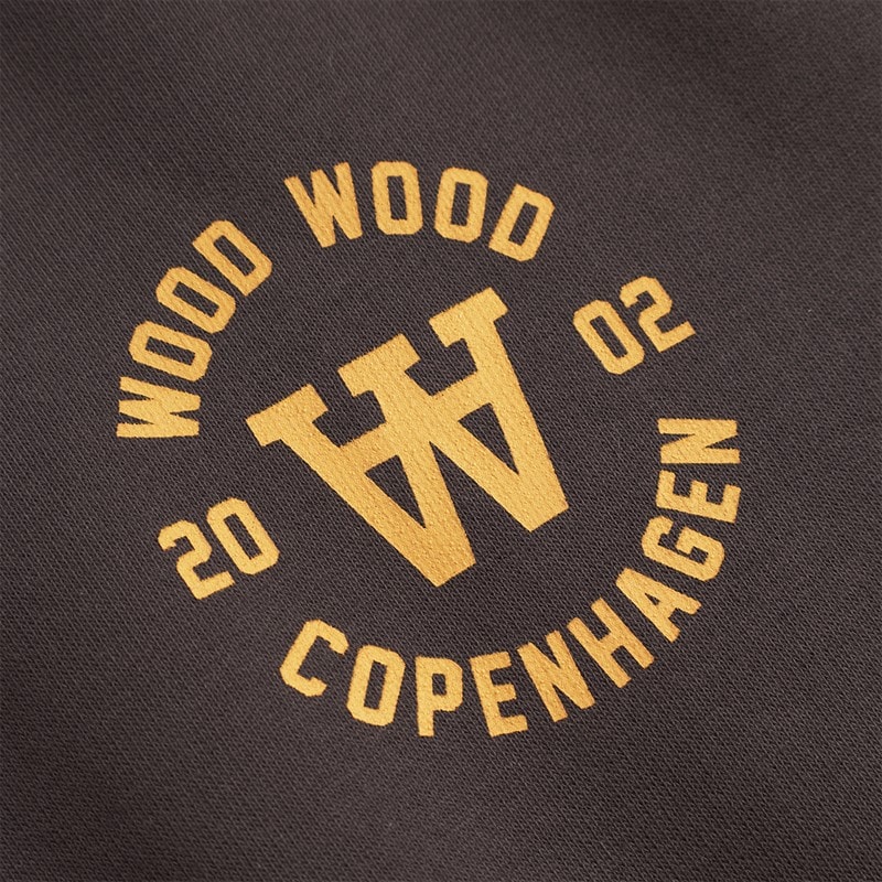Wood Wood Mens Cass Hoodie Licorice - Image 5