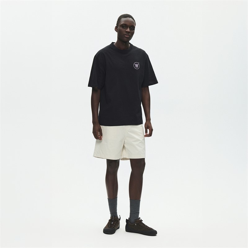 Wood Wood Mens Liam T-Shirt Black - Image 4